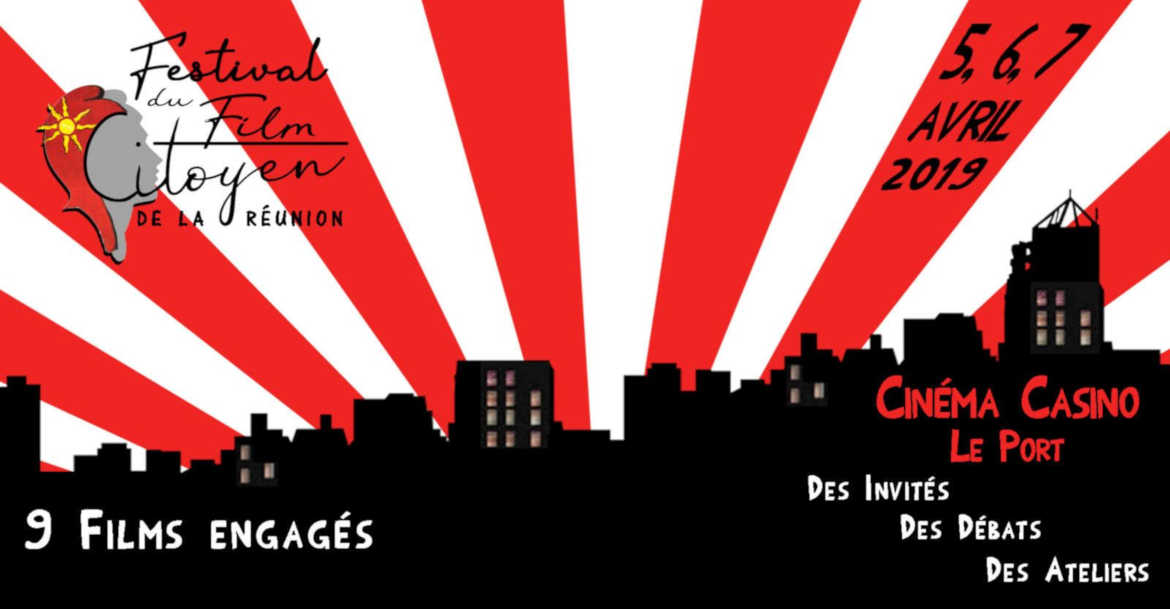 Affiche du festival du film citoyen à La Réunion