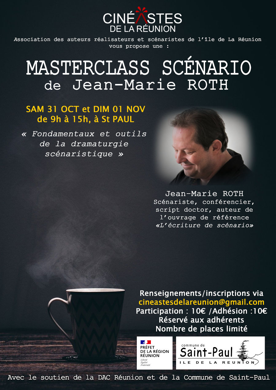 Masterclass de Jean-Marie Roth, organisée par l'association Les Cinéastes de La Réunion