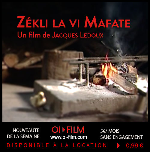 affiche du film "Zékli la vi Mafate" de Jacques Ledoux
