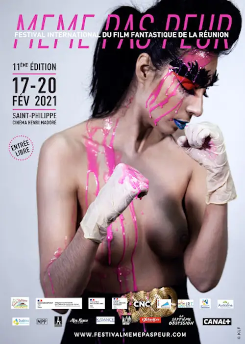 Affiche 2021 du festival Même pas peur