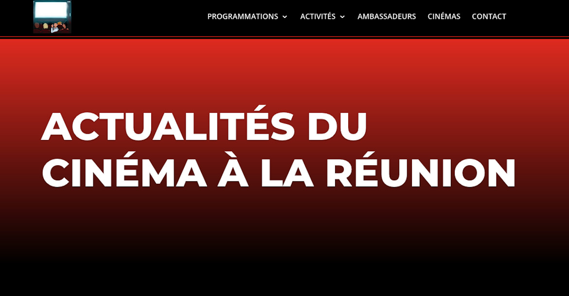 Capture d'écran du site de "Ciné festival"